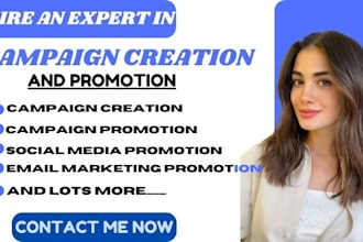 create and promote gofundme, charity, nonprofit kickstarter fundraising campaign