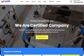 build cleaning service website, house, office cleaning, booking koala website
