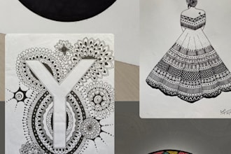 make simple to complex mandala designs for u