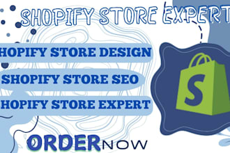 be shopify virtual assistant cro expert seo design manage dropshipping store