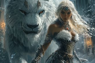 illustrate fantasy art creatures and characters