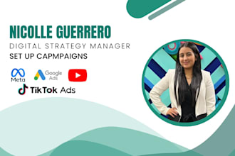 setup facebook ads instagram ads tiktok ads SEM  pmax