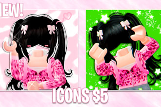 make a cool roblox gfx icon or banner