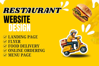 restaurant website restaurant menu design catering website food delivery website