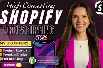 design, redesign german shopify store, shopify dropshipping, or shopify website