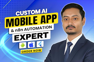 do ai mobile app development ai chatbot ai website, and n8n ai automation