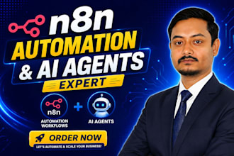 develop n8n ai automation, ai agents, ai websites, ai mobile apps and ai chatbot