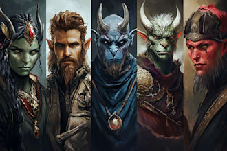 draw any fantasy character that you want