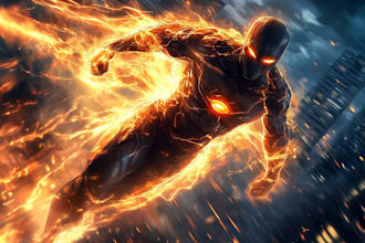 draw a cool comic book superhero