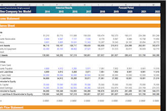 financial model,financial projections,cash flow,profit and loss,balance sheet