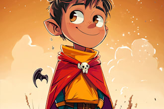 design unique cartoon character