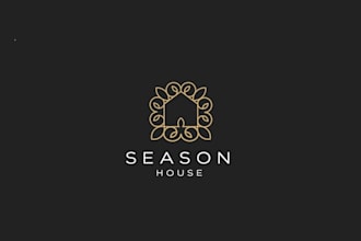 make high quality famous season house logo