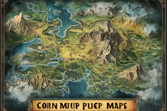 create custom fantasy maps for you