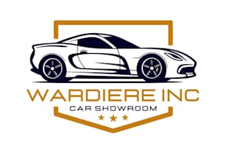 do professional car wash, car racing and automotive logo