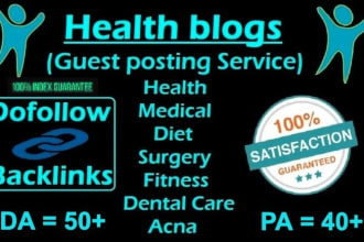 do guest post on high da health blog da57