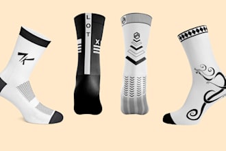 design custom art and patterned socks for you