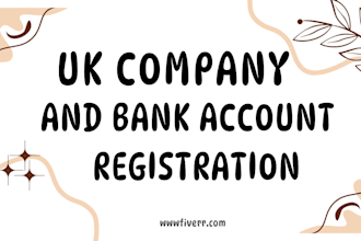 do UK,USA company registration and UK,USA bank account