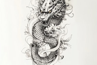 make create a tattoo design of tattoo sleeve