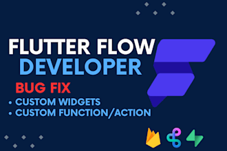 develop flutterflow mobile and web apps with custom UI