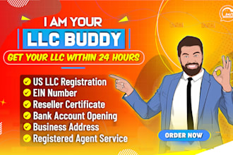 do US llc registration along with ein number for US non resident