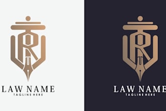 make modern logo for financial, law or consulting business