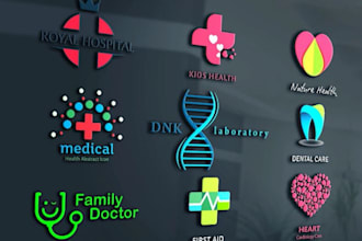 make healthcare, medical, homecare, lab, pharmacy  logo