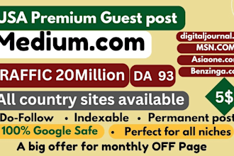 write and publish article on quora,com and medium,com google index