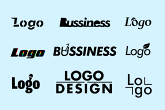 make you a simple logo for your bussiness
