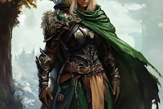 draw a  fantasy art, monster, creature, game art