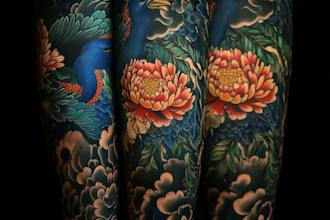 create professional realistic tattoo design