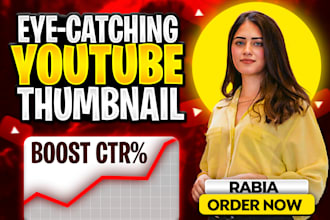 design premium clickbait youtube thumbnail
