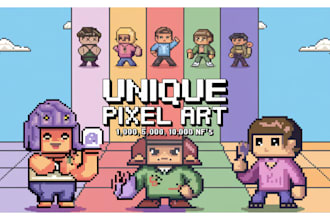 create a pixel art nft collection for your project