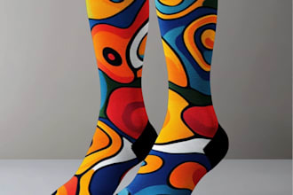 design custom and unique socks design