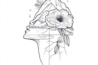do design custom viking tattoo and tshirt art