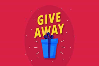 raffle website, competition website, giveaway website, event website