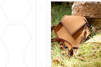 design custom patterns for leather items handmade or laser cutting