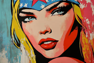make awesome pop art portrait