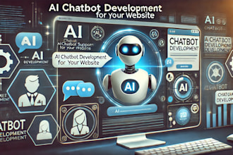 develop an advanced ai chatbot for your website