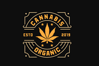 do luxury cannabis mascot logo