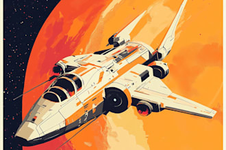 do spaceship, sci fi illustration and sci fi art