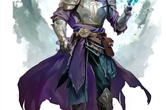 do a dnd character art and dnd character art