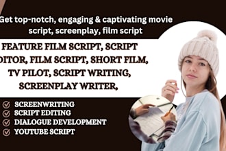 be your script writer, screenplay, movie script, movie script writer movie recap