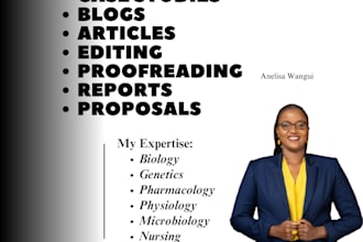 help you in biology, genetics, pharmacology, physiology, and microbiology