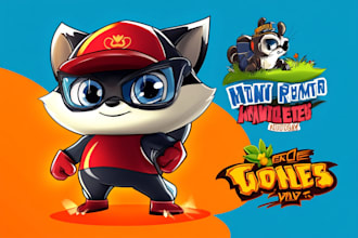 design mascot cartoon logo design and mascot character