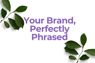 write catchy slogans or taglines for your business