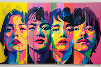 make awesome wpap pop art portrait style