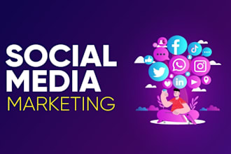 be your social manager and marketing, facebook ads