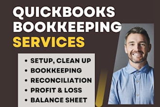 reconcile quickbooks clean up and quickbooks setup bookkeeping