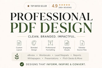 design documents lead magnets pdfs workbooks course materials