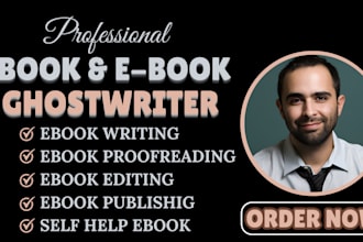 be your german ebook writer, ebook ghostwriter, ghost book writer, book writer